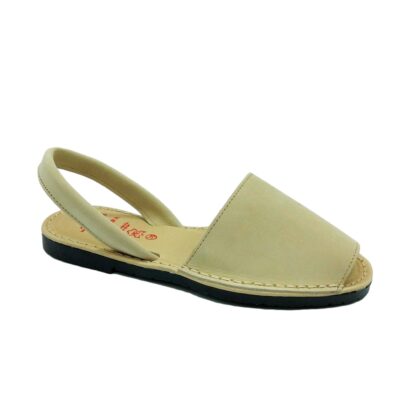Avarca Nobuck Acolchada Beige