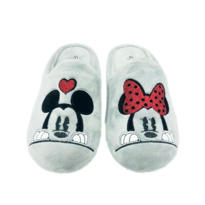 Garzón Minnie Y Mickey Gris