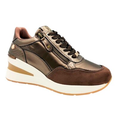 Xti Sneaker Cuña Marrón