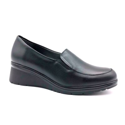 Pitillos Mocasín Cuña Negro