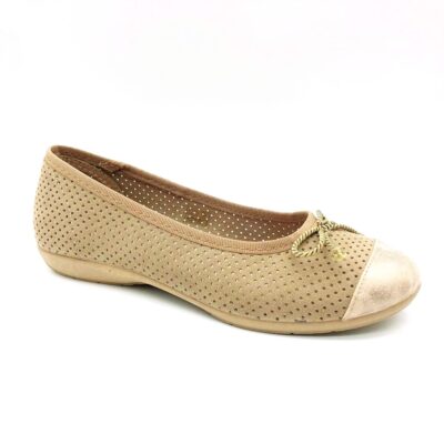 Cabrera Manoletina Picada Beige