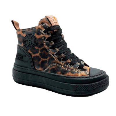 Refresh Botin Leopardo Marrón