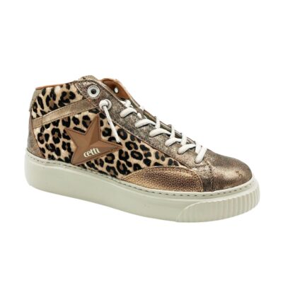 Cetti Botin Leopardo Marrón