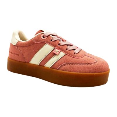 Xti Sneaker Cordones Rosa