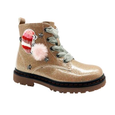 Xti Botin Charol Erizo Rosa