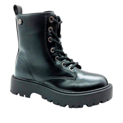 Xti Botín Militar Negro