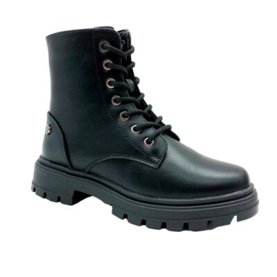 Xti Botín Militar Negro