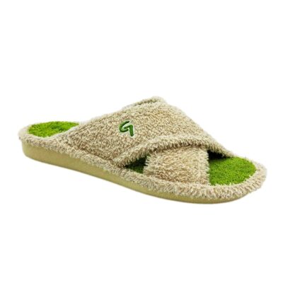 Garzón Chinela Cruzada Beige