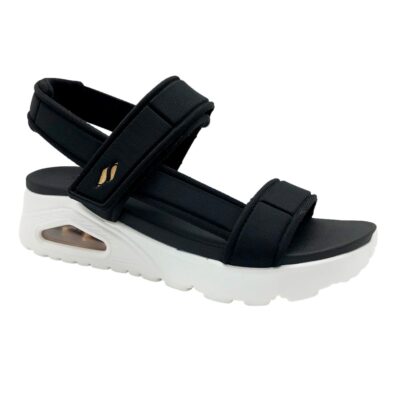 Skechers Sandalia Uno Negro