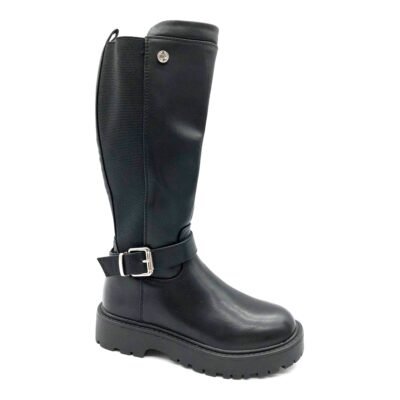 Xti Bota Hebillas Negro