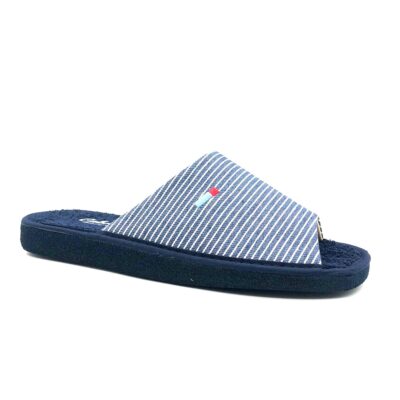 Cabrera Zapatilla Rayas Azul