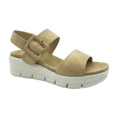 Finlander Sandalia Cuña Beige