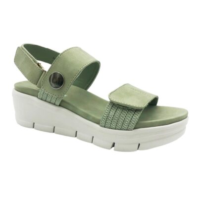 Finlander Sandalia Cuña Verde