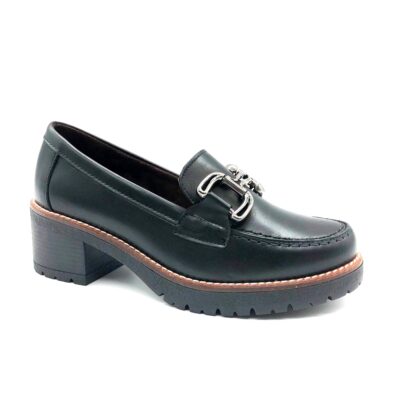 Pitillos Mocasín Adorno Negro