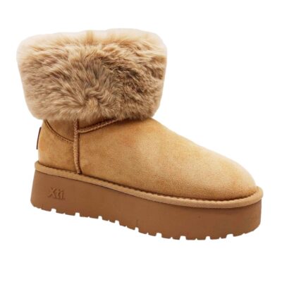 Xti Botin Pelo Beige