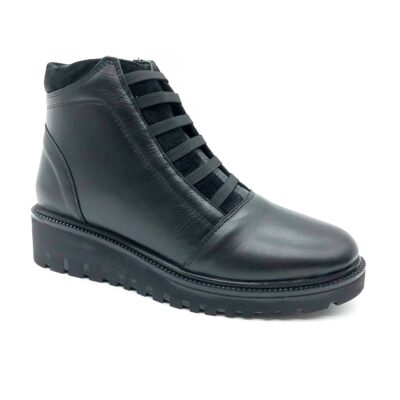 Grimaldi Botin Cuña Negro