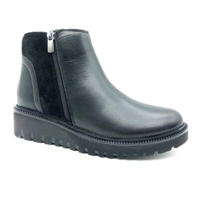 Grimaldi Botin Cuña Negro
