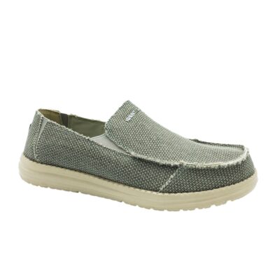 Stay Mocasin Lona Gris