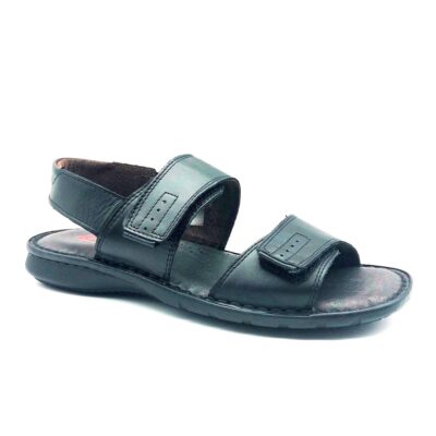 Zen Sandalia Velcro Negro
