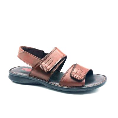 Zen Sandalia Velcro Marrón