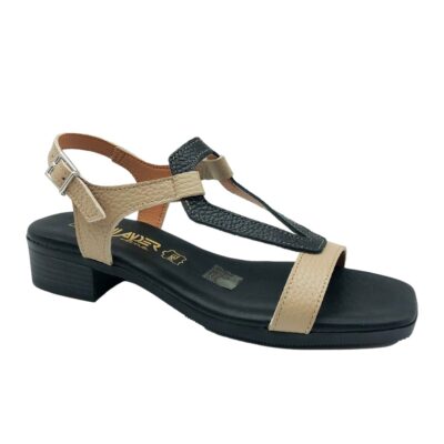 Finlander Sandalia Tiras Taupe
