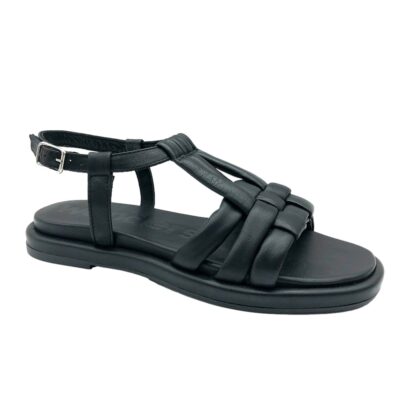 Wonders Sandalia Tiras Negro