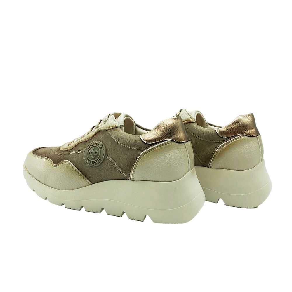 Amarpies Zapato Elasticos Beige - Imagen 4