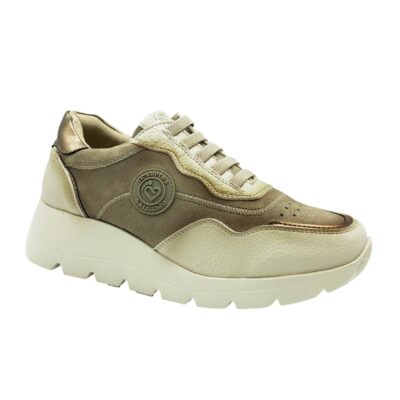 Amarpies Zapato Elasticos Beige