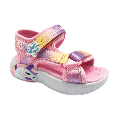 Skechers Sandalia Unicorn Rosa
