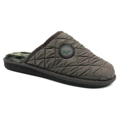 Garzón Chinela Acolchada Marrón