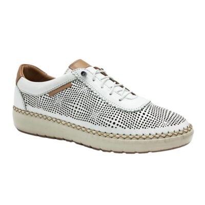 Humes Blucher Picado Blanco