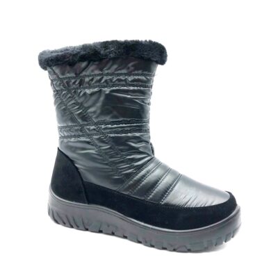 Vicmart Bota Nylon Negro