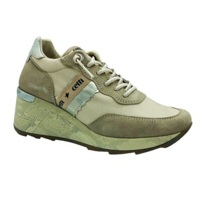 Cetti Sneaker Cuña Beige