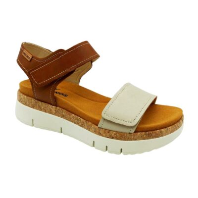 Pikolinos Sandalia Velcro Beige
