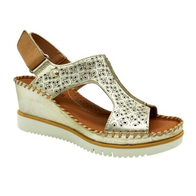 Pikolinos Sandalia Cuña Dorado