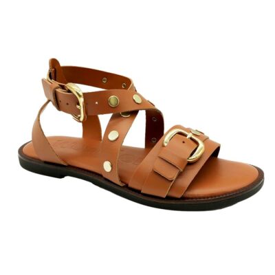 Wonders Sandalia Romana Camel