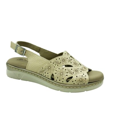 Pitillos Sandalia Plana Beige