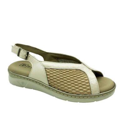Pitillos Sandalia Plana Beige