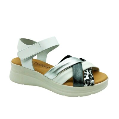 Pitillos Sandalia Tubular Blanco