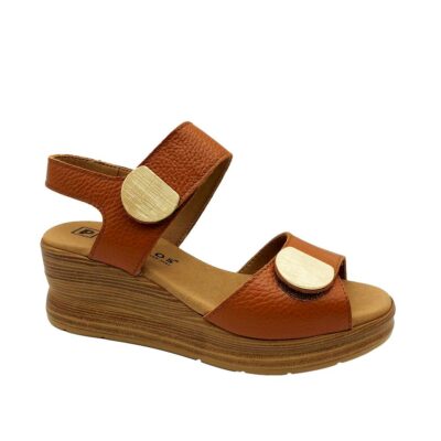 Pitillos Sandalia Cuña Marrón