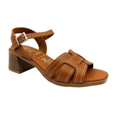 Sandals Sandalia Tacón Marrón