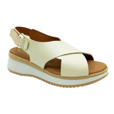 Sandals Sandalia Cruzada Beige