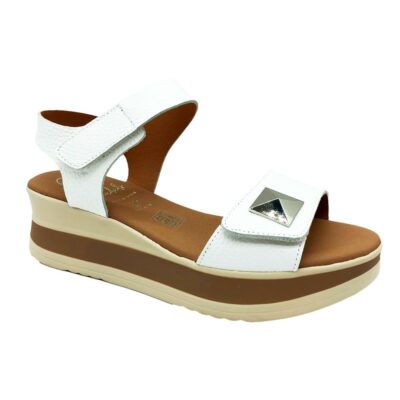 Sandals Sandalia Cuña Blanco