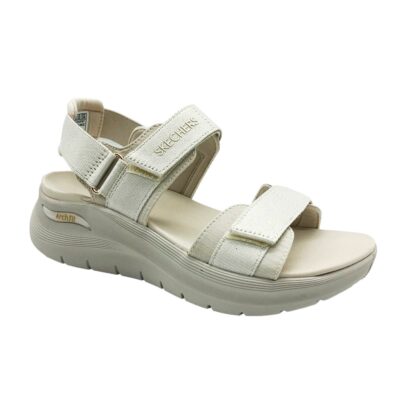 Skechers Sandalia Arch Fi Blanco