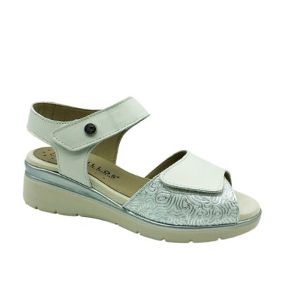 Pitillos Sandalia Cuña Beige