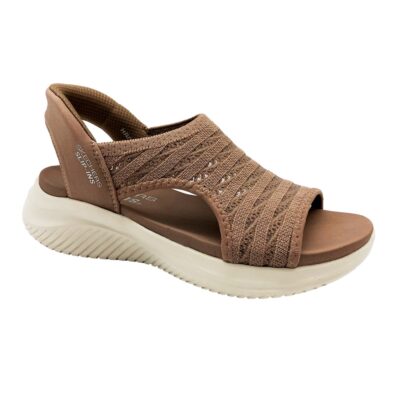 Skechers Sandalia Comfort Taupe