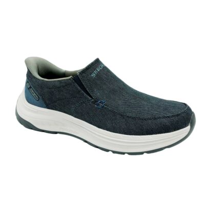 Skechers Mocasin Lona Azul