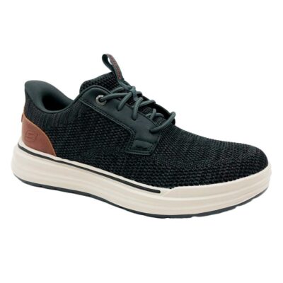 Skechers Blucher Lona Negro