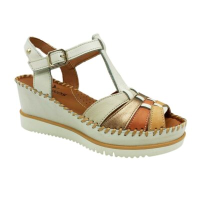 Pikolinos Sandalia Tiras Beige