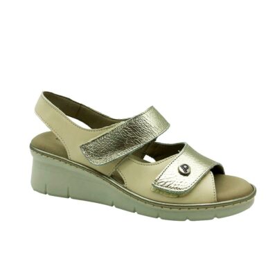 Pitillos Sandalia Cuña Beige